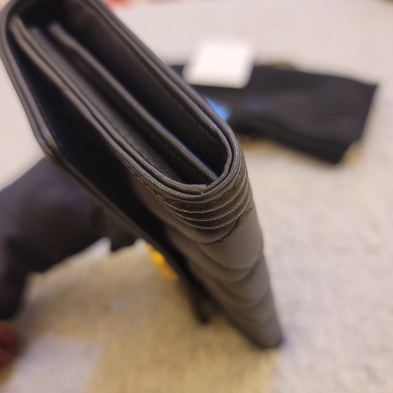 ♥520優惠♥Chanel 香奈兒 Boy系列 黑金長夾-8