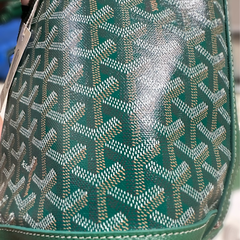 Goyard petit Flot 水桶包 綠色-11