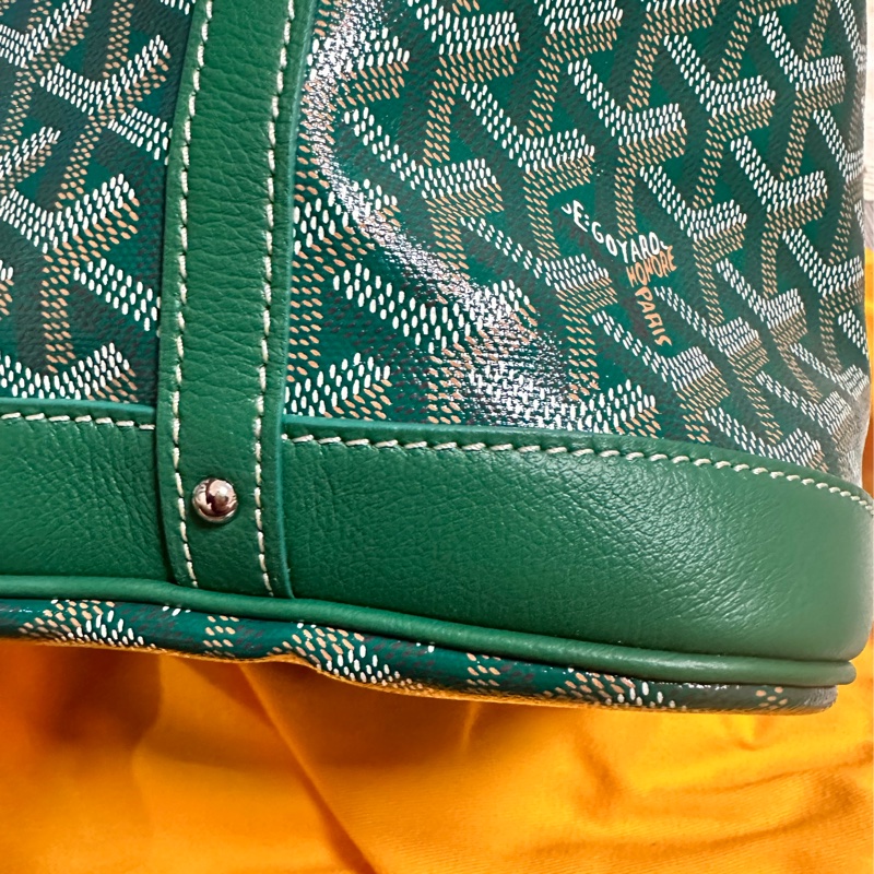 Goyard petit Flot 水桶包 綠色-13