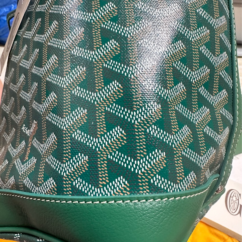 Goyard petit Flot 水桶包 綠色-14