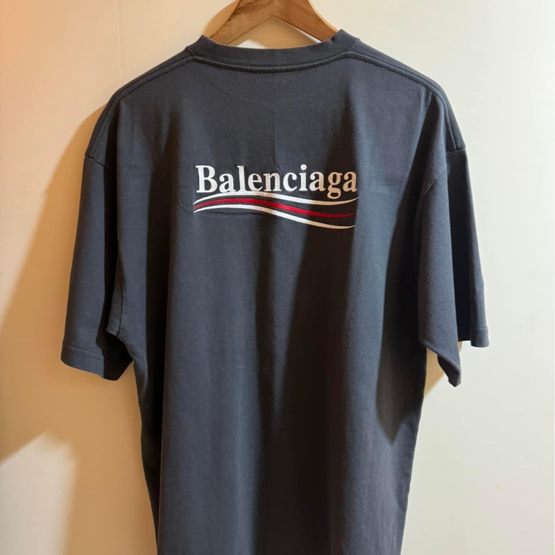 Balenciaga 巴黎世家刺繡可樂短袖-0