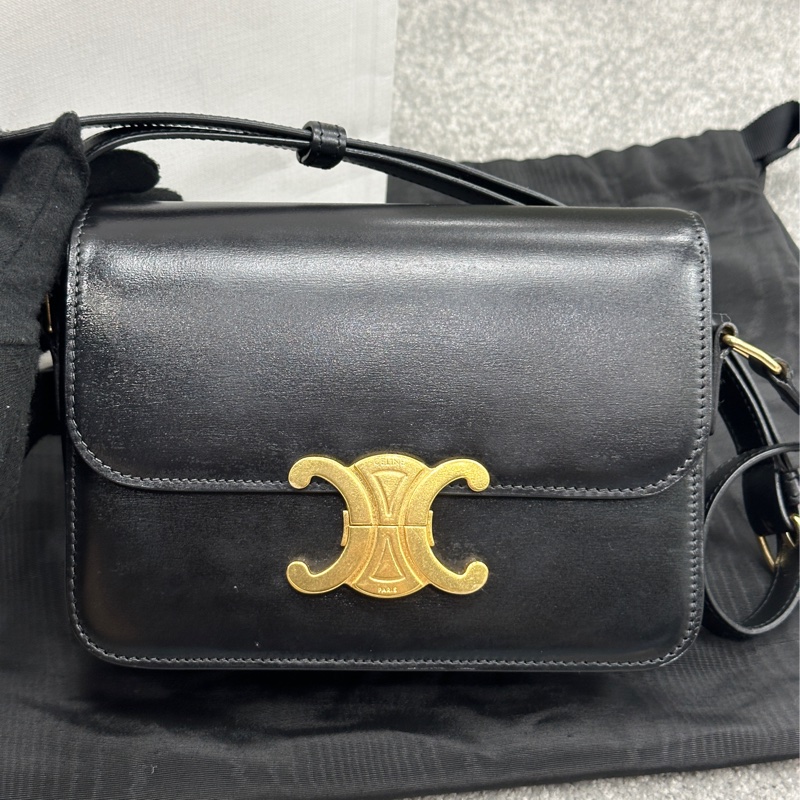 Celine teen box 經典黑金凱旋門包💛🖤💛🖤 全網最低🔥-8