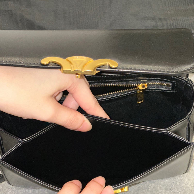 Celine teen box 經典黑金凱旋門包💛🖤💛🖤 全網最低🔥-23
