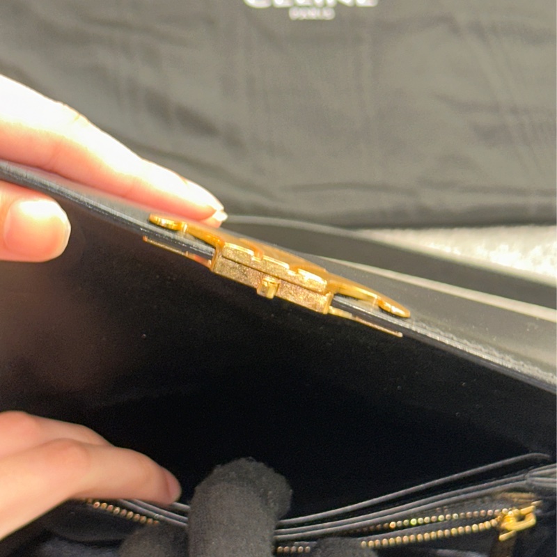 Celine teen box 經典黑金凱旋門包💛🖤💛🖤 全網最低🔥-26