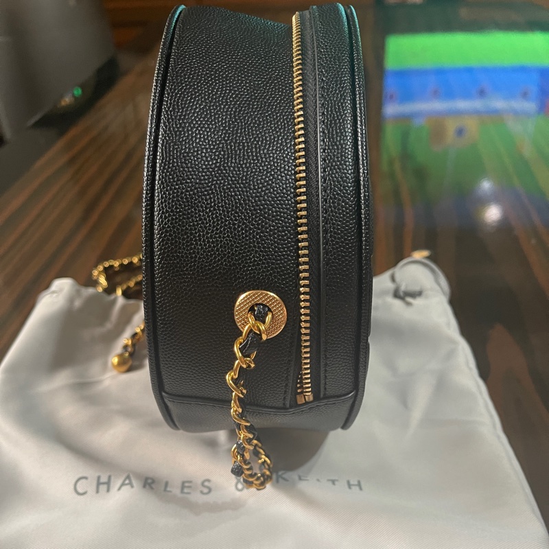 小ck小圓包 黑色-3