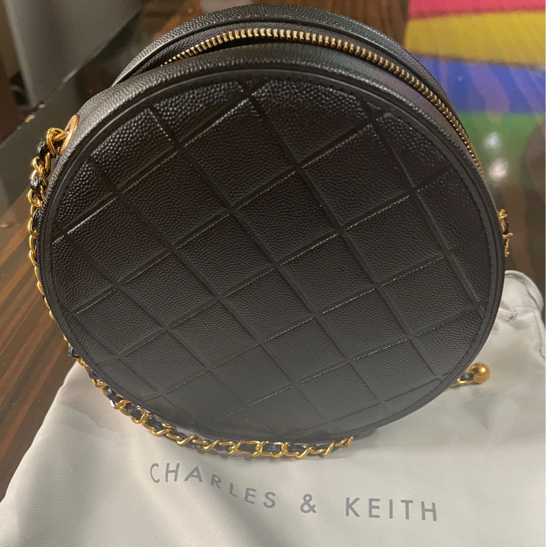 小ck小圓包 黑色-7