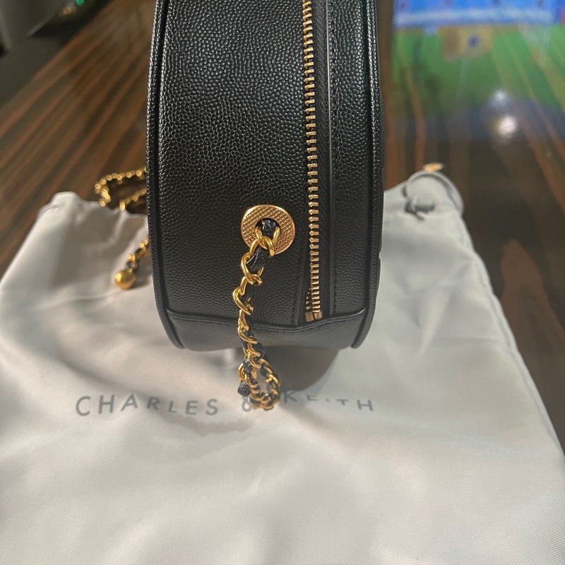 小ck小圓包 黑色-8