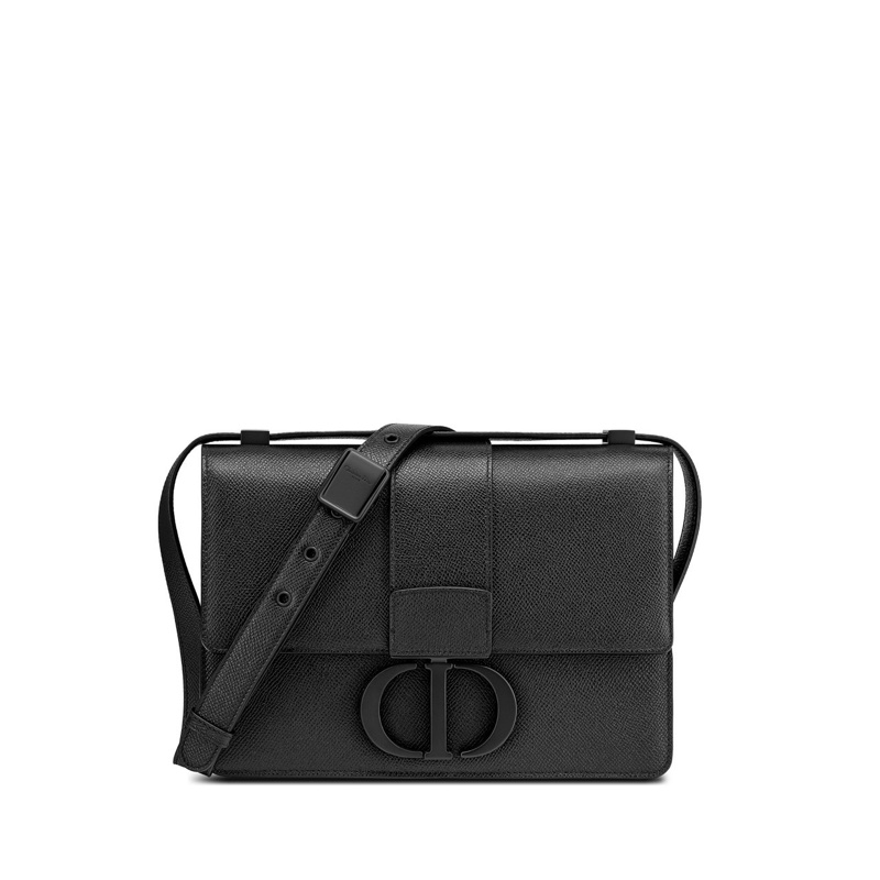 DIOR 全新 全黑 黑色磨沙釦 霧面 蒙田30 Montaigne-0