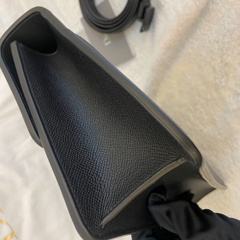 DIOR 全新 全黑 黑色磨沙釦 霧面 蒙田30 Montaigne-7