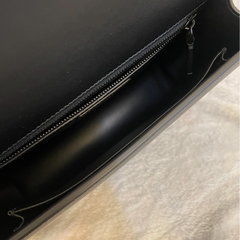 DIOR 全新 全黑 黑色磨沙釦 霧面 蒙田30 Montaigne-14