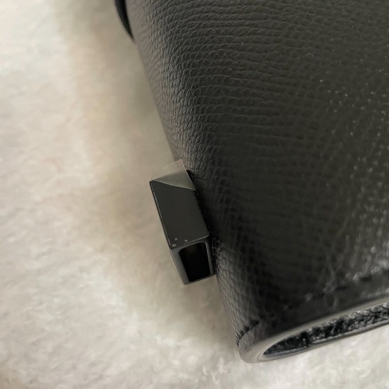 DIOR 全新 全黑 黑色磨沙釦 霧面 蒙田30 Montaigne-18