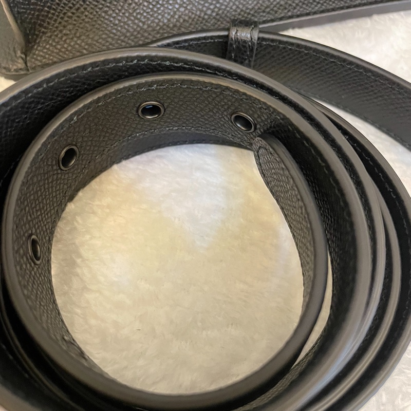 DIOR 全新 全黑 黑色磨沙釦 霧面 蒙田30 Montaigne-19