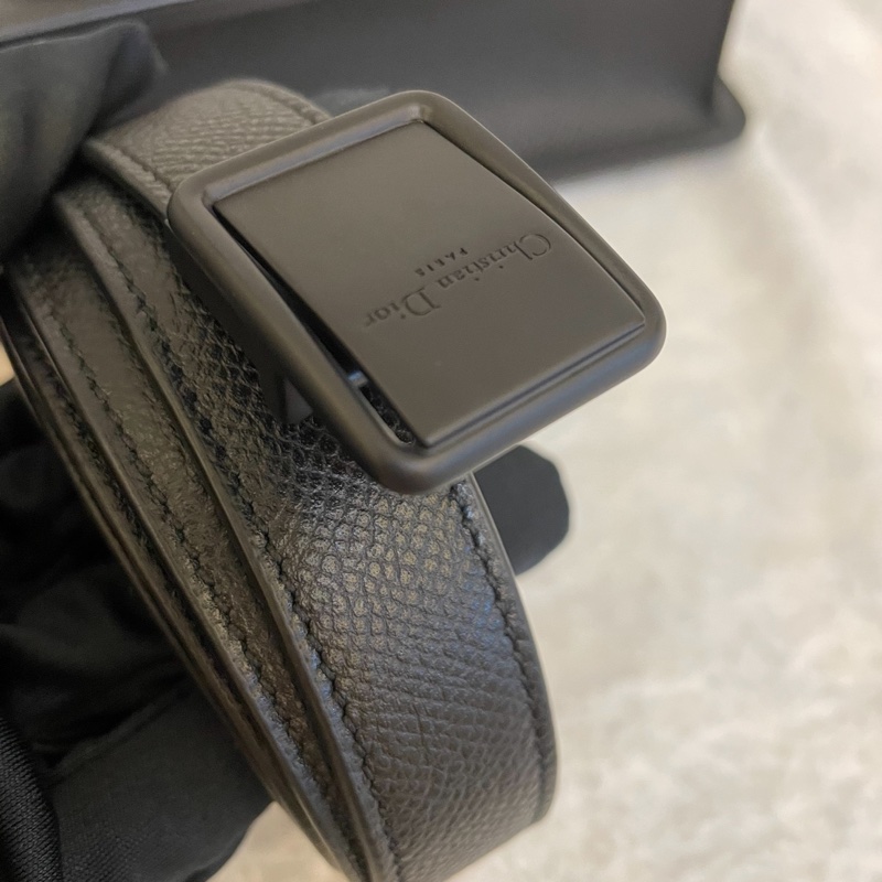 DIOR 全新 全黑 黑色磨沙釦 霧面 蒙田30 Montaigne-20
