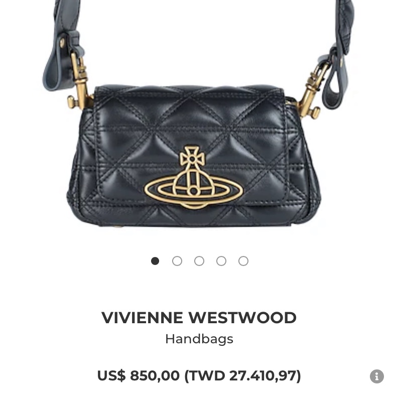 西太后VIVIENNE WESTWOOD Hazel quilted leather shoulder bag 菱格紋腋下包-10