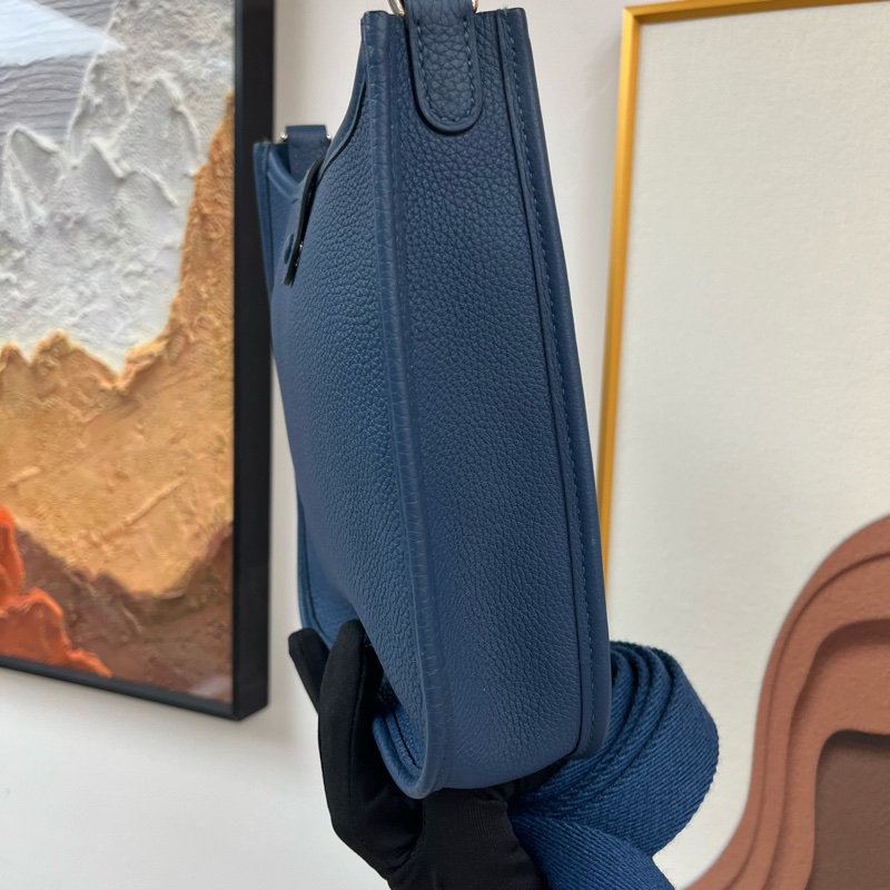 Hermes Mini Evelyne 深邃藍 U刻 mini e🤍-2