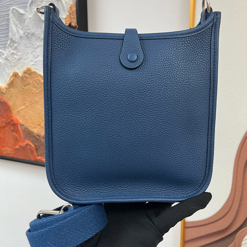 Hermes Mini Evelyne 深邃藍 U刻 mini e🤍-3