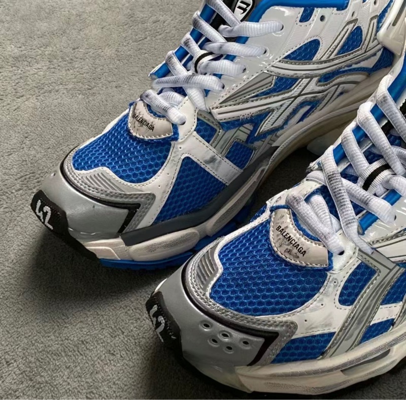 BALENCIAGA RUNNER SNEAKER IN BLUE 巴黎世家 藍白配色 附上原廠鞋盒/防塵套/紙袋/購買證明-2