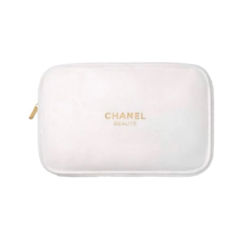 Chanel 白色化妝包-4