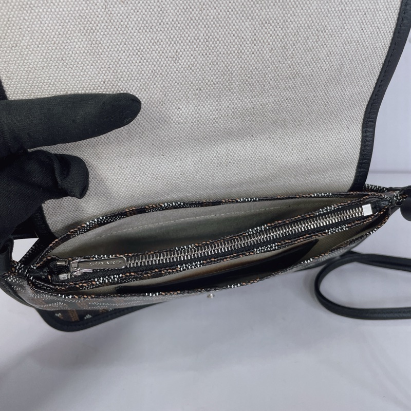 Goyard 黑色小斜背包-2