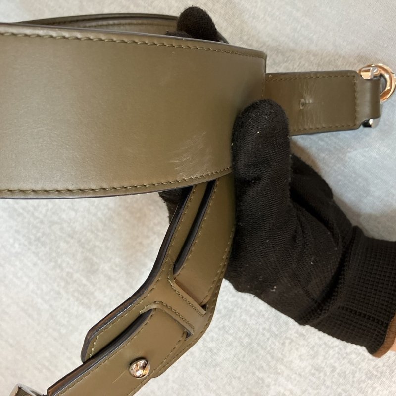 【舊愛新歡】LOEWE深卡其綠色郵差側背包 中性 男士-24