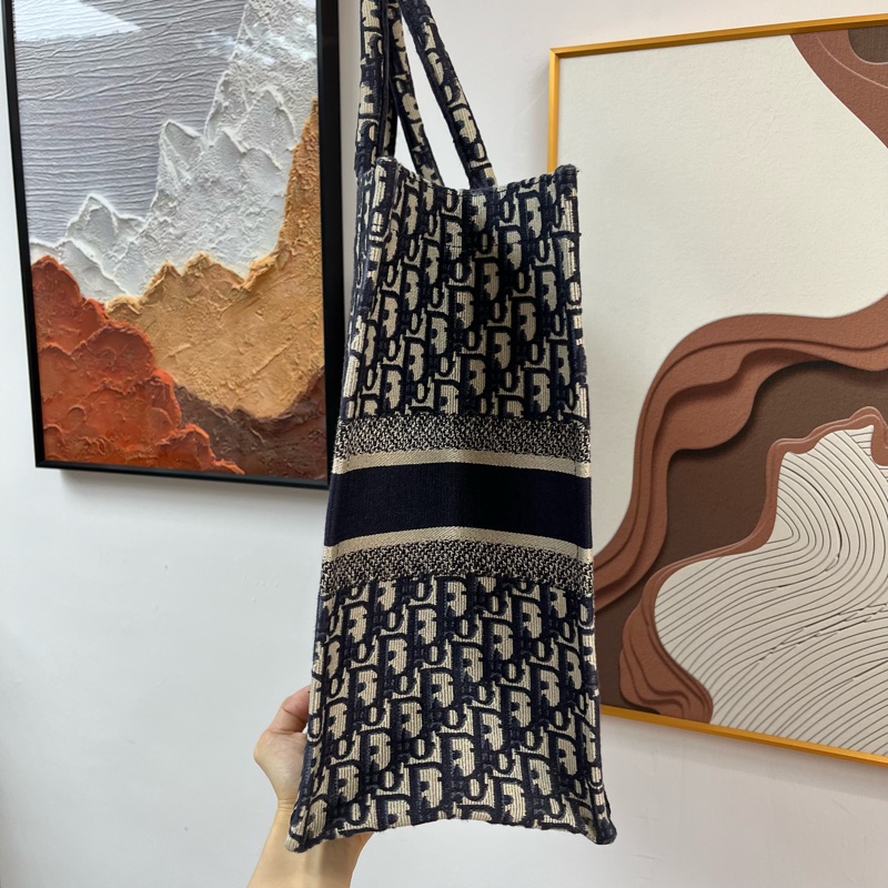 Dior Book tote經典藍色老花刺繡托特包 大號💙-1