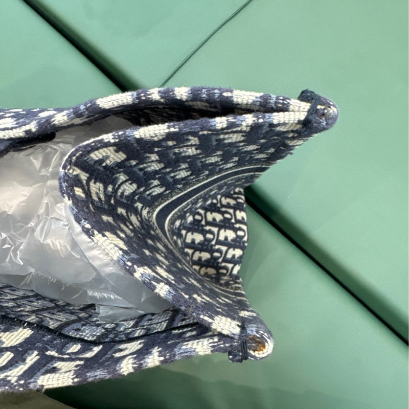 Dior Book tote經典藍色老花刺繡托特包 大號💙-6