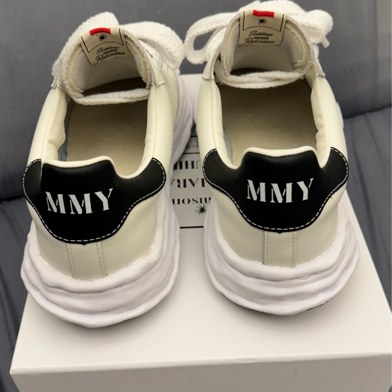 MIHARA YASUHIRO三原康裕 貝殼頭 全皮溶解鞋*BLAKEY" OG Sole Leather Low-top Sneaker / A06FW702-5