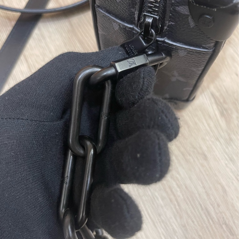 Lv soft Trunk mini黑老花小箱包(台灣專櫃購證發票齊全❗️)-13