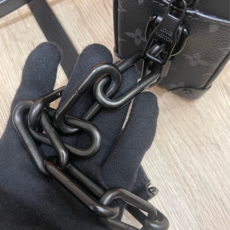 Lv soft Trunk mini黑老花小箱包(台灣專櫃購證發票齊全❗️)-15