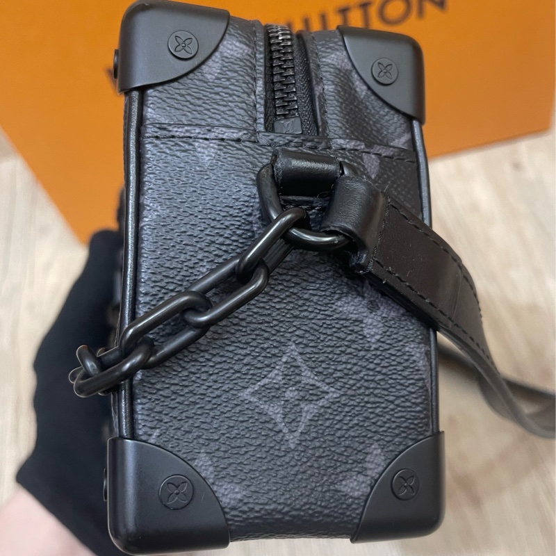Lv soft Trunk mini黑老花小箱包(台灣專櫃購證發票齊全❗️)-22