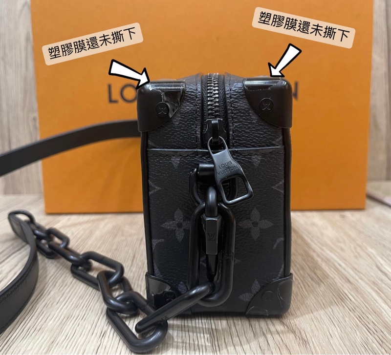 Lv soft Trunk mini黑老花小箱包(台灣專櫃購證發票齊全❗️)-16