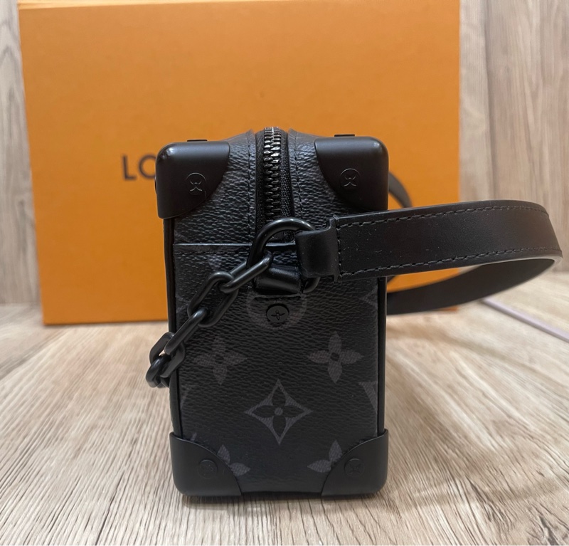 Lv soft Trunk mini黑老花小箱包(台灣專櫃購證發票齊全❗️)-17