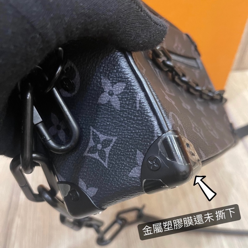 Lv soft Trunk mini黑老花小箱包(台灣專櫃購證發票齊全❗️)-19