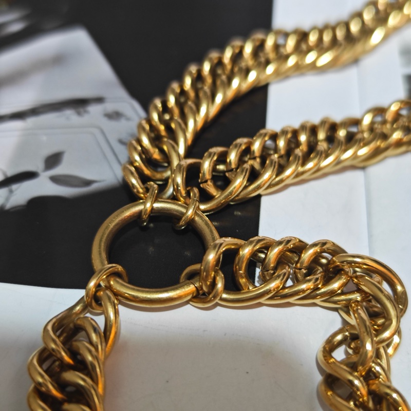 超級美品 Chanel crush 小鳥菱格鏤空字母項鍊 腰鏈-16