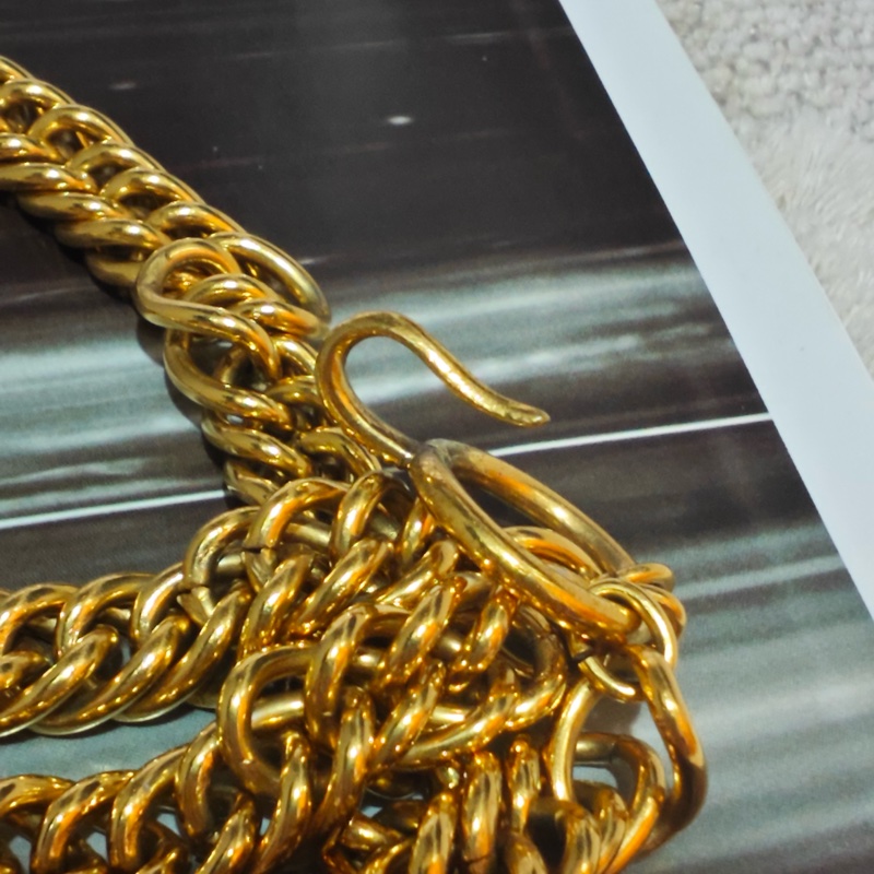 超級美品 Chanel crush 小鳥菱格鏤空字母項鍊 腰鏈-18