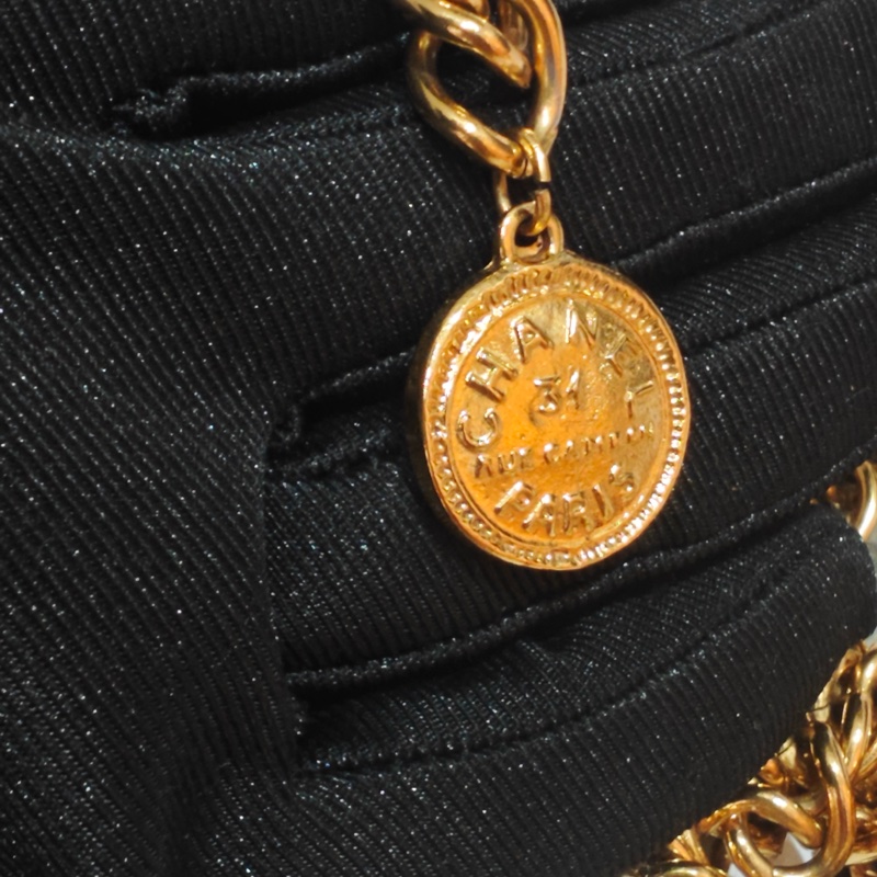 超級美品 Chanel crush 小鳥菱格鏤空字母項鍊 腰鏈-23