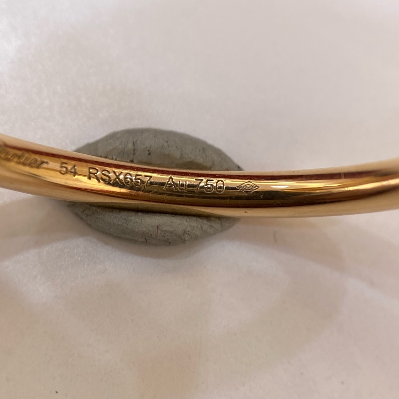 CARTIER JusteunClou系列 18k玫瑰金 釘子戒指#54-5