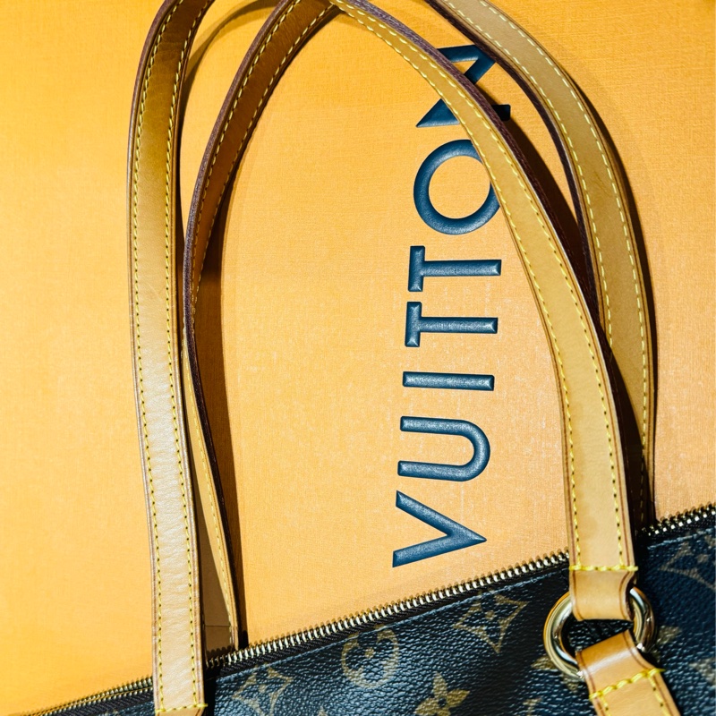 LV閒置正品 經典老花TotallyPM 托特包 肩背包-8