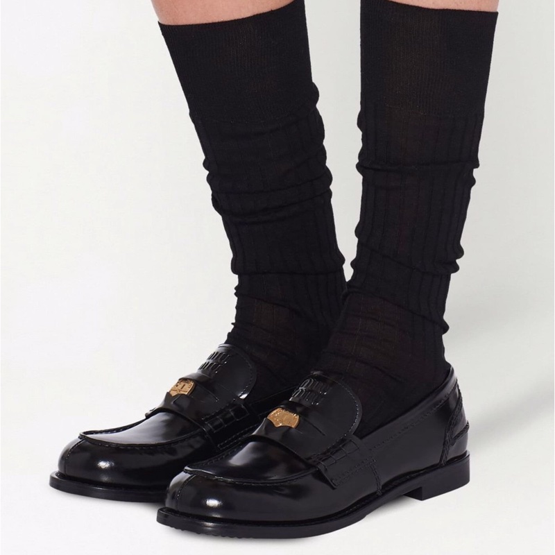 Miu Miu leather penny loafer 金幣樂福鞋36-5