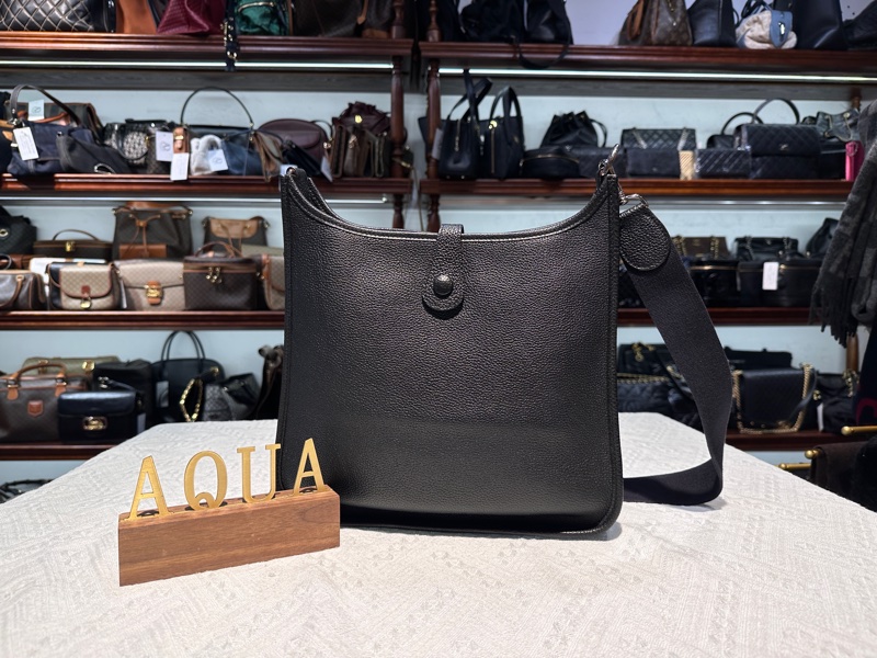 Hermes愛馬仕 Evelyne29 伊芙琳 黑銀-2