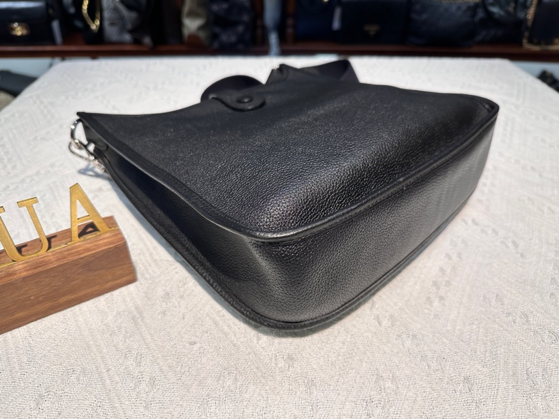 Hermes愛馬仕 Evelyne29 伊芙琳 黑銀-8