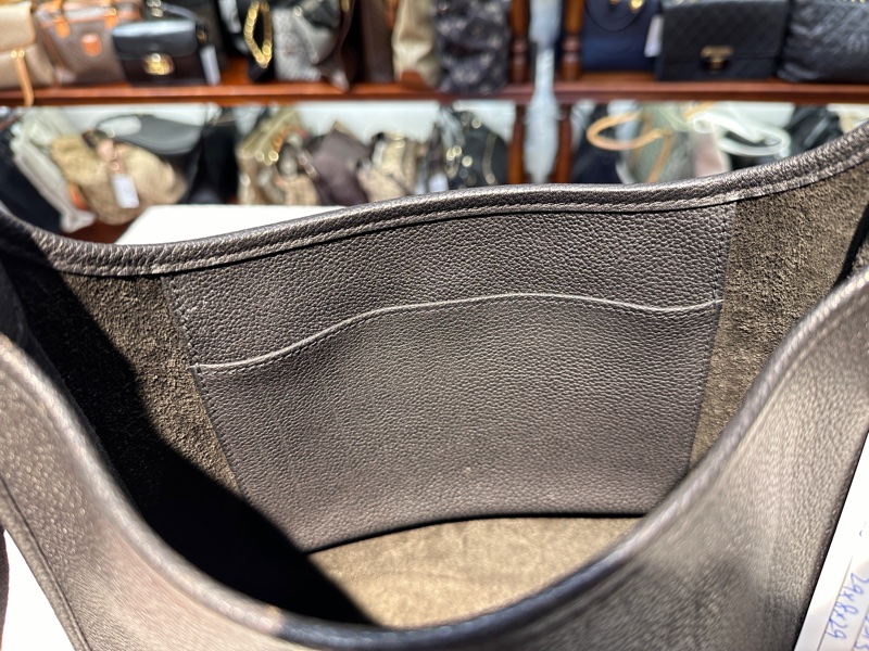 Hermes愛馬仕 Evelyne29 伊芙琳 黑銀-10