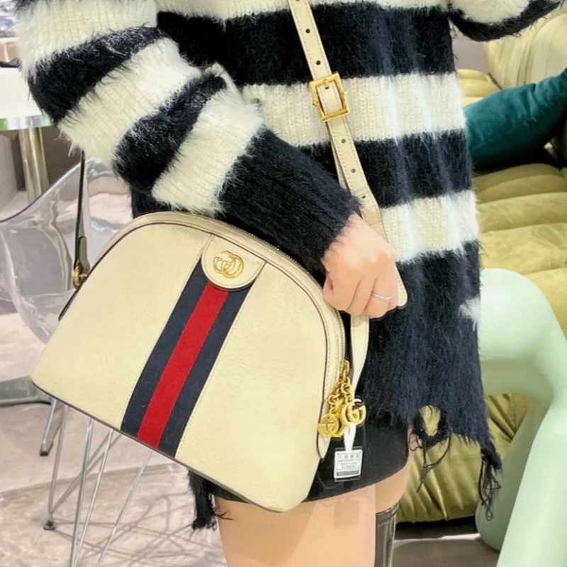 價可議Gucci Ophidia GG 牛皮貝殼包-9