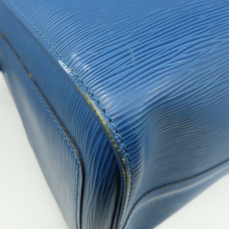 LOUIS VUITTON 【激減優惠】Epi Keepall 45金扣波士頓包藍色-10