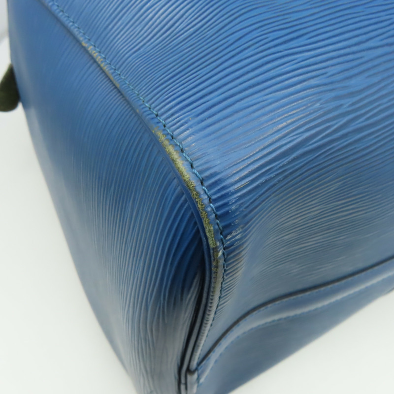 LOUIS VUITTON 【激減優惠】Epi Keepall 45金扣波士頓包藍色-12