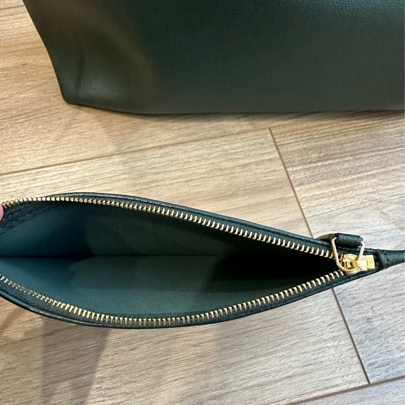 YSL SHOPPING TOTE 聖羅蘭托特包 墨綠色-5