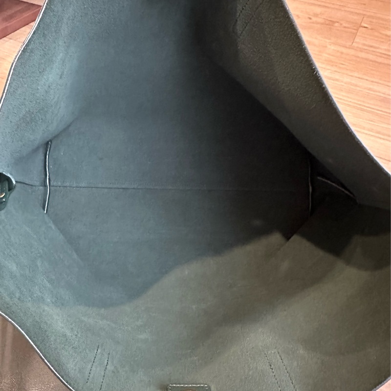 YSL SHOPPING TOTE 聖羅蘭托特包 墨綠色-6