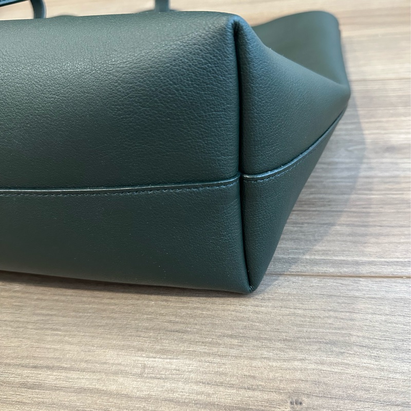 YSL SHOPPING TOTE 聖羅蘭托特包 墨綠色-11