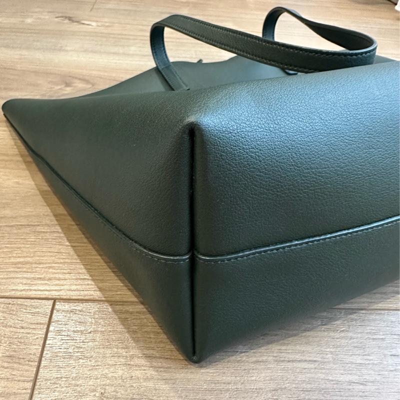 YSL SHOPPING TOTE 聖羅蘭托特包 墨綠色-12