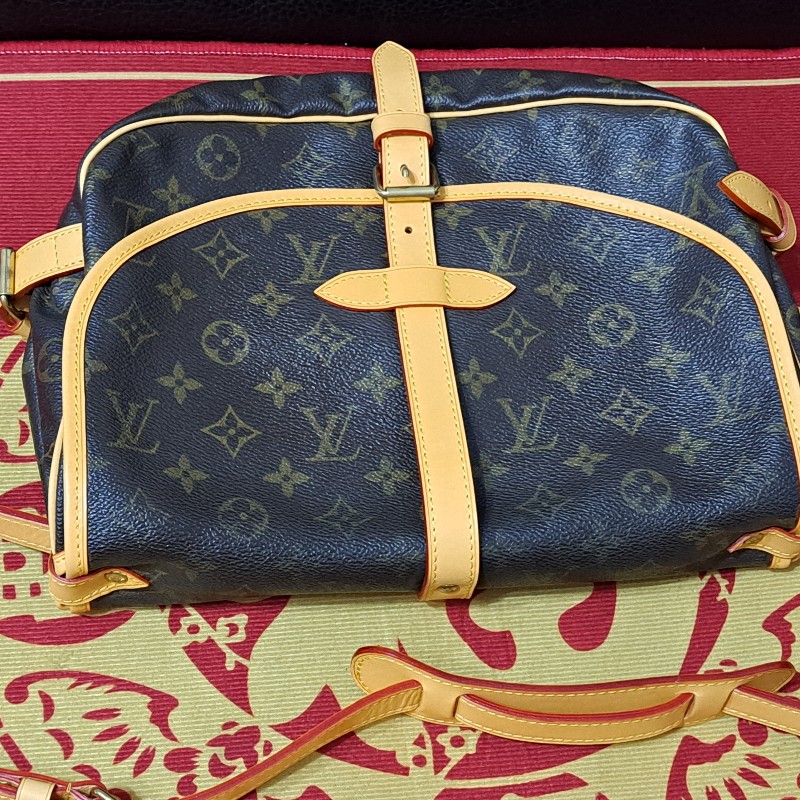 日本換新牛皮/LV双子星包+肩背,側背,斜挎包/有中,大2款-1